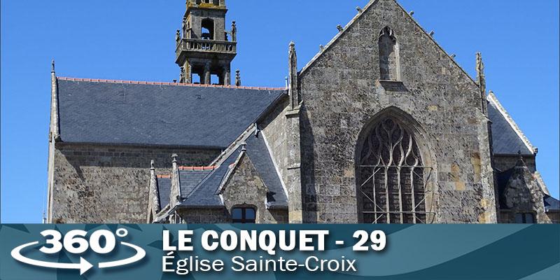 Visite virtuelle de l'église Sainte-Croix du Conquet.