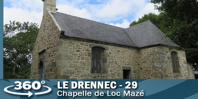 Visite virtuelle de la chapelle de Loc Mazé au Drennec.