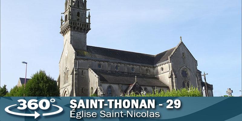 Visite virtuelle de l'église de Saint-Thonan.