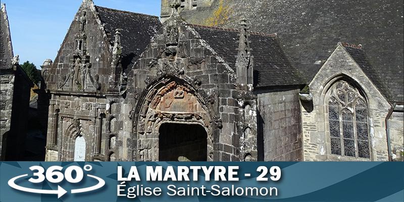 Visite virtuelle de l'église de La Martyre dans le Finistère.