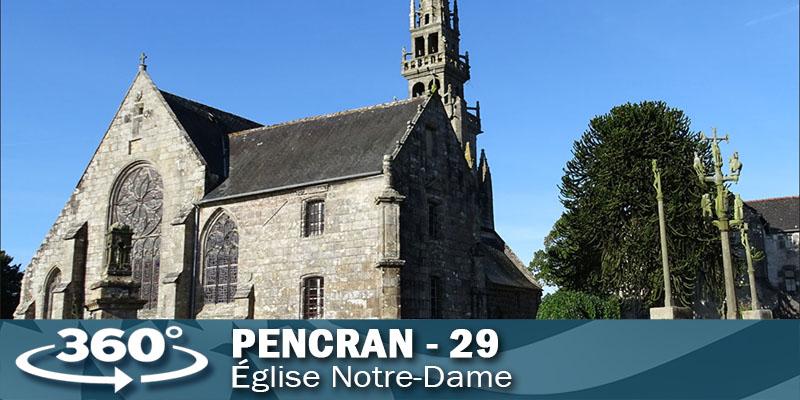 Visite virtuelle de l'église de Pencran.