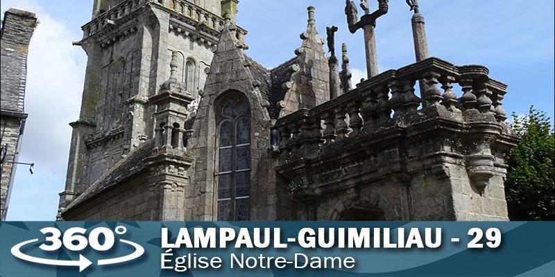 Visite virtuelle de l'église de Lampaul-Guimiliau.