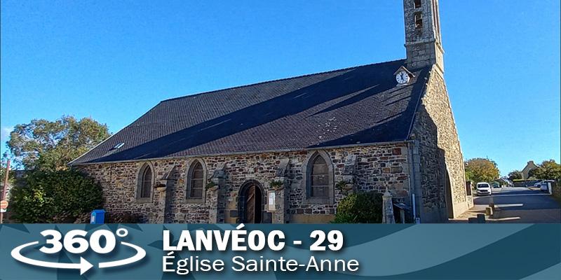 Visite virtuelle de l'église de Lanvéoc.