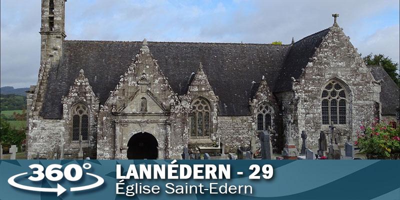 Visite virtuelle de l'église Saint-Édern de Lannédern.
