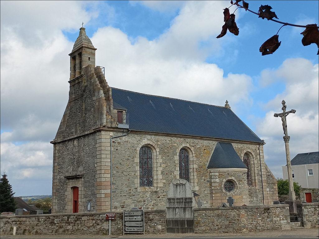 L'église de Sainte-Sève dans le Finistère.