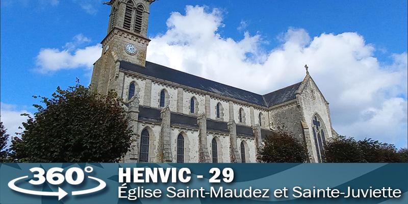 Visite virtuelle de l'église d'Henvic.