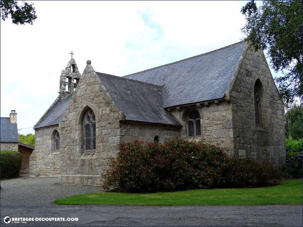 La chapelle Sainte-Pétronille à Ploudaniel dans le Finistère.