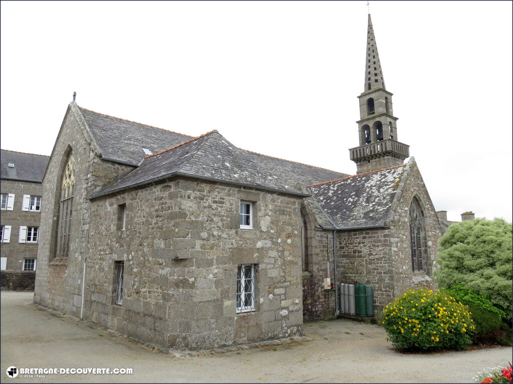 L'église Notre-Dame à Brélès dans le Finistère.