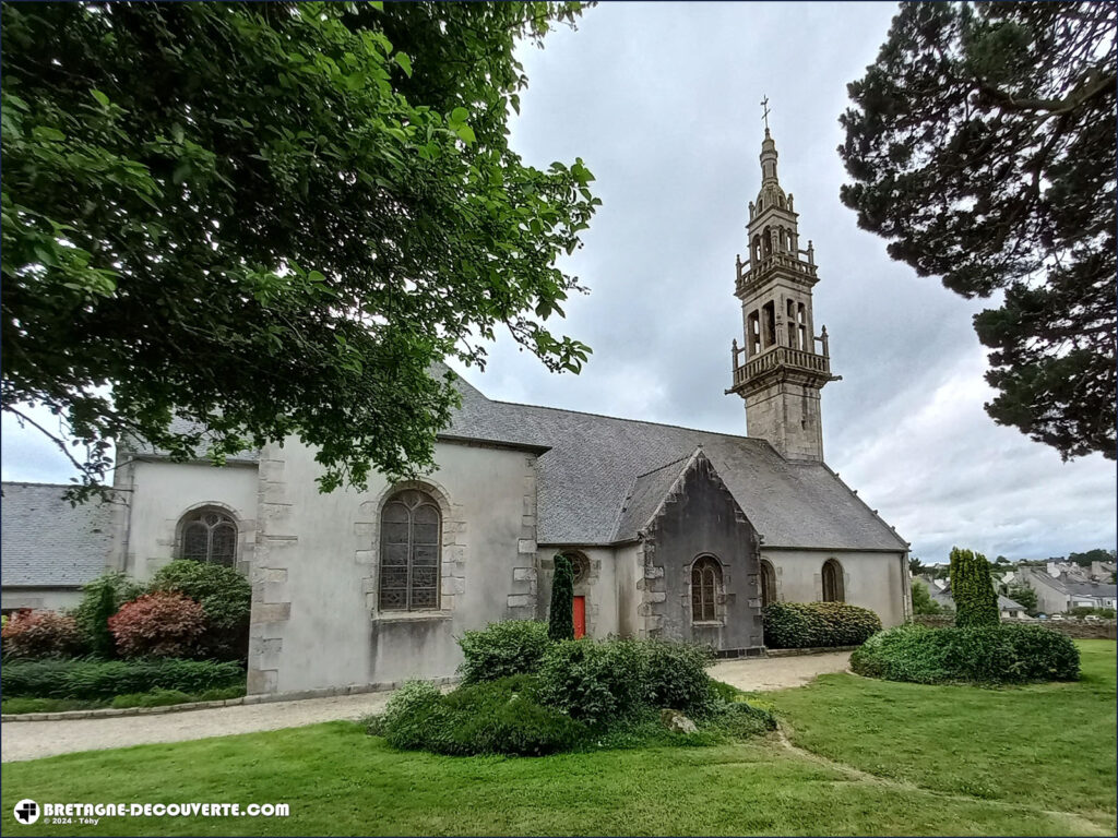 Église Notre-Dame de Bourg-Blanc dans le Finistère.