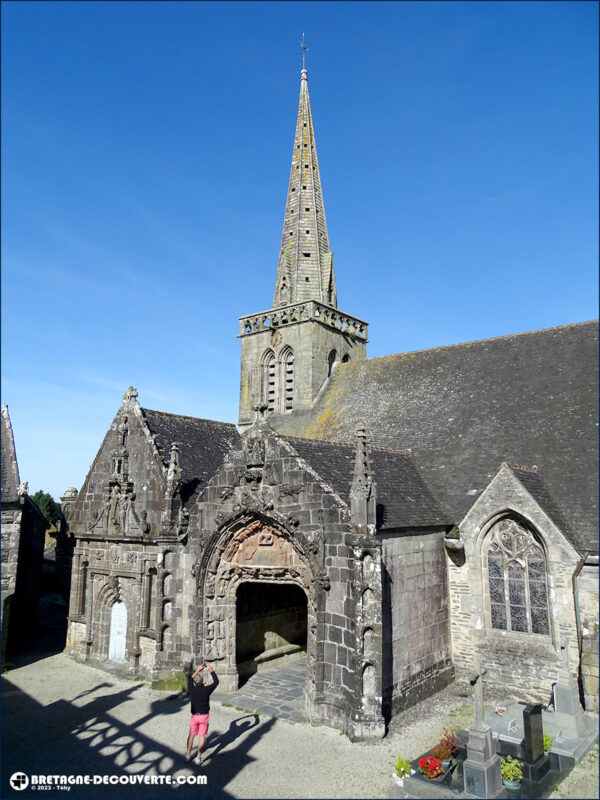 L'église Saint-Salomon de La Martyre dans le Finistère.