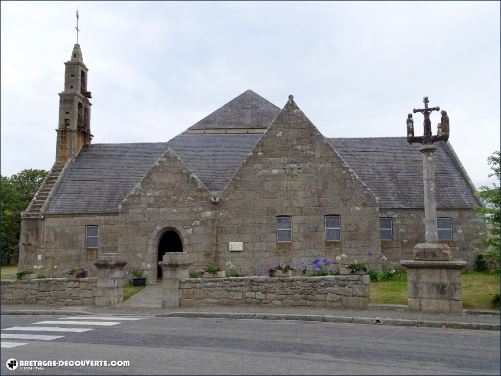 L'église de Lampaul-Plouarzel dans le Finistère.