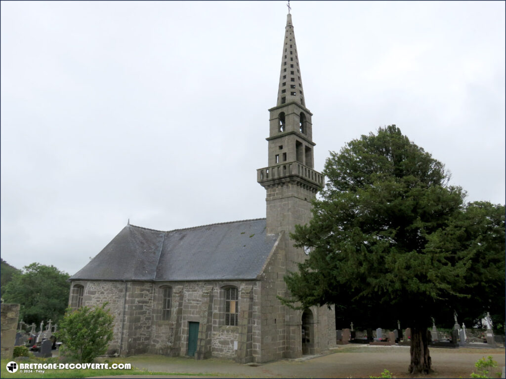 l'église Saint-Ildut de Lanildut dans le Finistère.