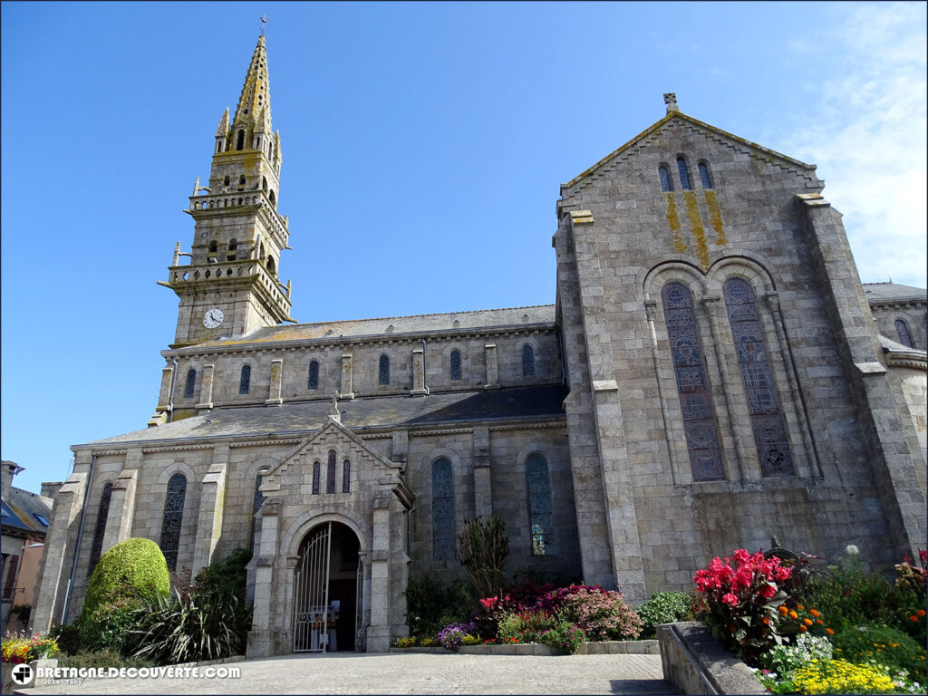 L'église de Lannilis dans le Finistère.