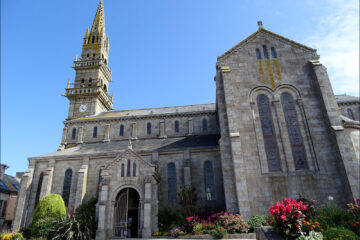 L'église de Lannilis dans le Finistère.