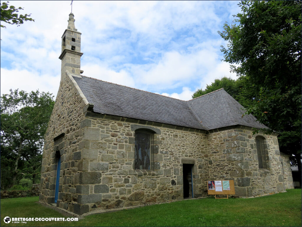 La chapelle de Loc Mazé au Drennec dans le Finistère.