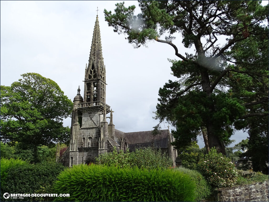 L'église Notre-Dame de Rumengol au Faou dans le Finistère.