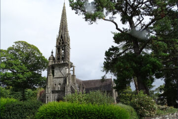 L'église Notre-Dame de Rumengol au Faou dans le Finistère.