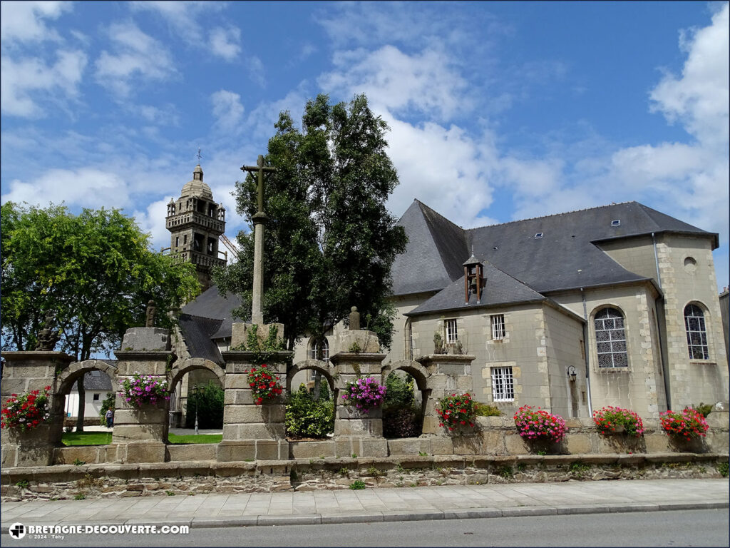 L'église Saint Ténénan à Plabennec dans le Finistère.