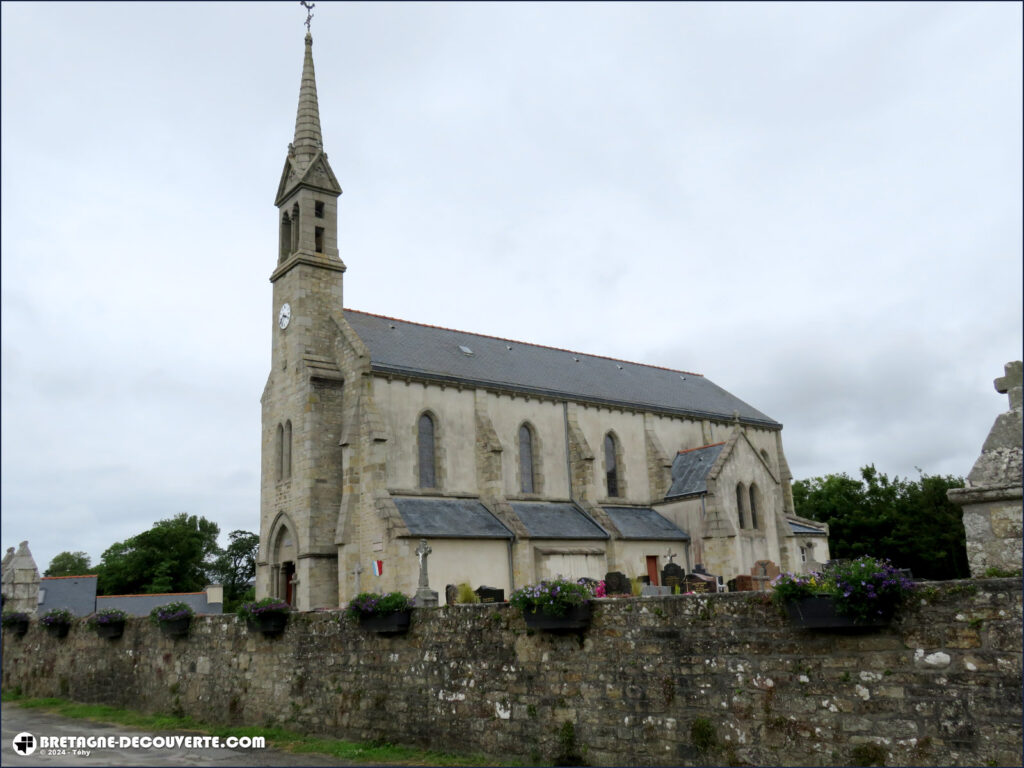 L'église Notre-Dame de Trézien sur la commune de Plouarzel.