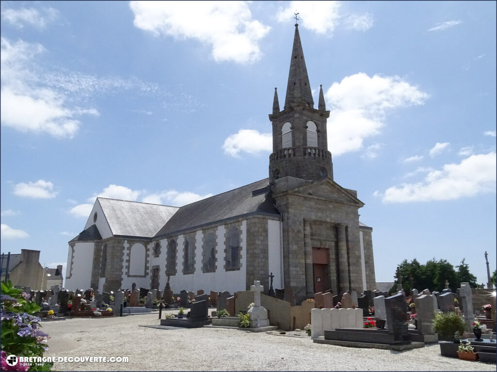 l'Église Saint-Sané de Plouzané dans le Finistère.