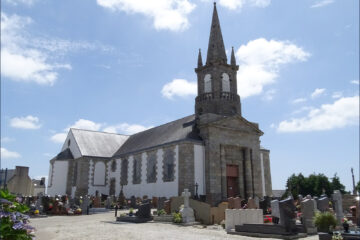 l'Église Saint-Sané de Plouzané dans le Finistère.