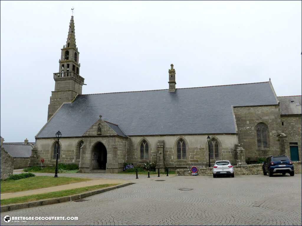 Églis Saint-Budoc de Porspoder dans le Finistère.