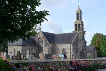 L'église Saint-Divy de Saint-Divy dans le Finistère.