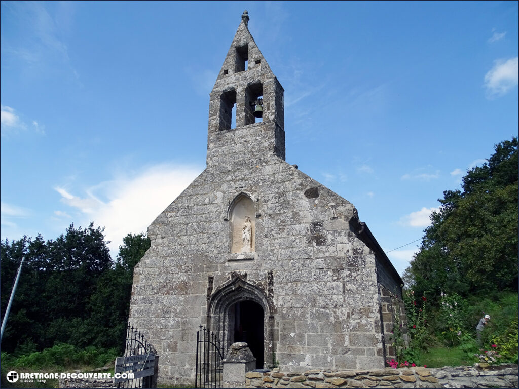 Chapelle Notre-Dame-du Val à Trébabu dans le Finistère.