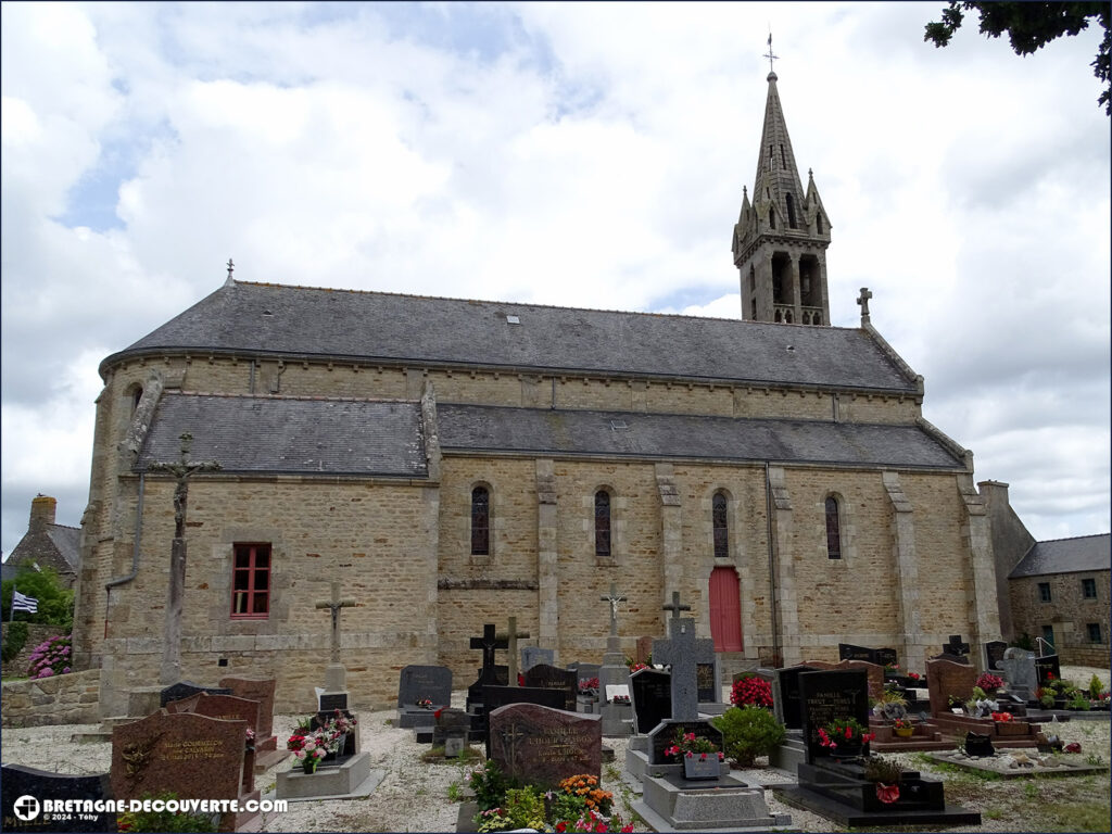 L'église Saint-Gouescat de Tréouergat.
