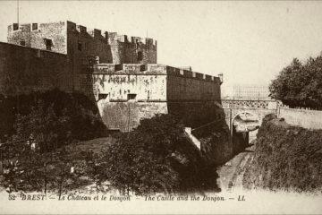 Le château de Brest dans les années 1900.