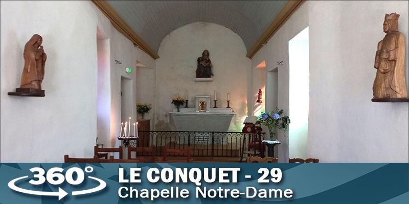 Vignette de la chapelle Notre-Dame-du-Bon-Secours sur la commune du Conquet.