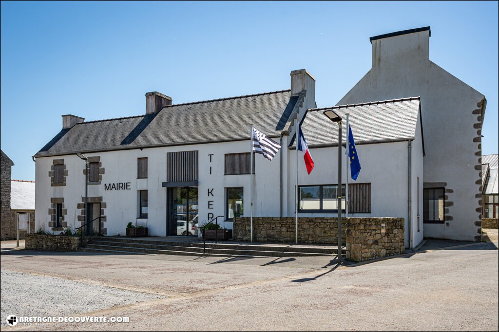 Mairie de la commune de Lanrivoaré dans le Finistère.