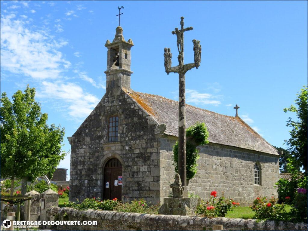 La chapelle Sainte-Catherine sur la commune de Mespaul dans le Finistère.