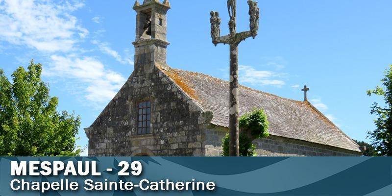 Vignette de la chapelle Sainte-Catherine sur la commune de Mespaul dans le Finistère.