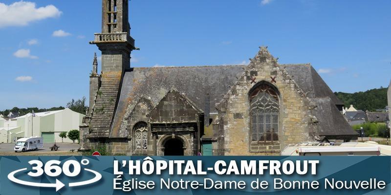 Vignette de l'église Notre-Dame de Bonne Nouvelle à L'Hôpital-Camfrout.