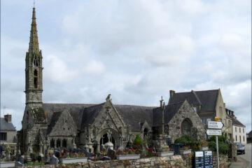 L'église Saint-Nicaise sur la commune de Saint-Nic dans le Finistère.