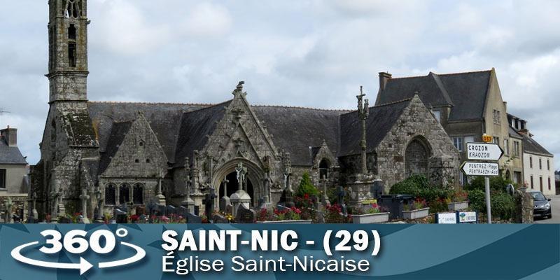 Vignette de L'église Saint-Nicaise sur la commune de Saint-Nic.
