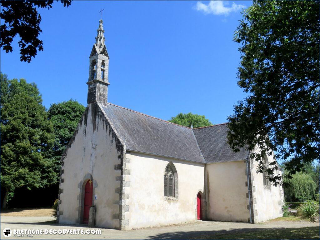 La chapelle Sainte-Marguerite sur la commune de Collorec dans le Finistère.