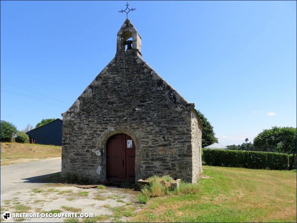 La chapelle Saint-Guénolé sur la commune de Collorec dans le Finistère.