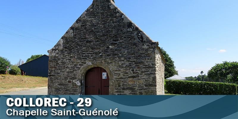 Vignette de la chapelle Saint-Guénolé sur la commune de Collorec dans le Finistère.
