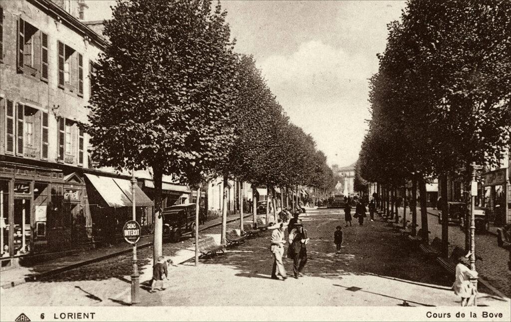 Le cours de la Bove à Lorient.