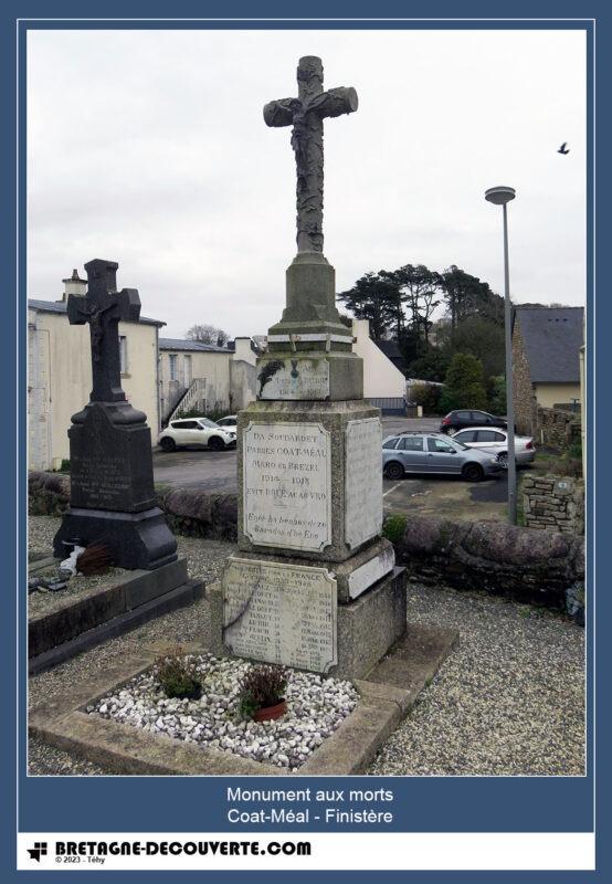 Monument aux morts de la commune de Coat-Méal dans le Finistère.