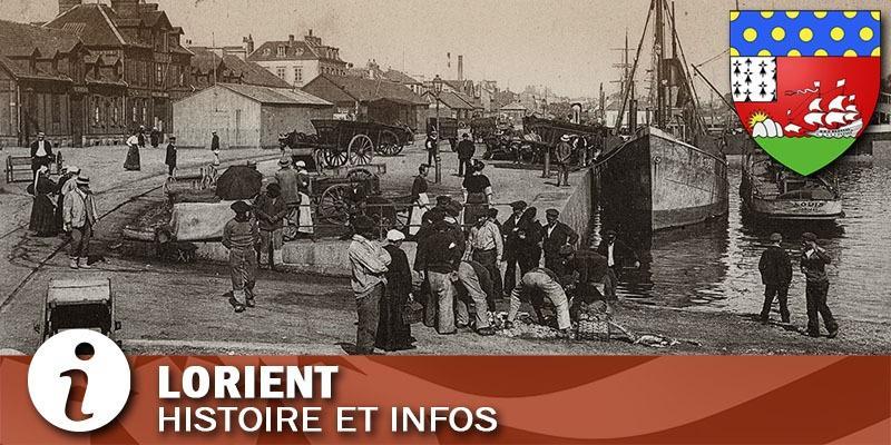 Vignette de la ville de Lorient dans le Morbihan.