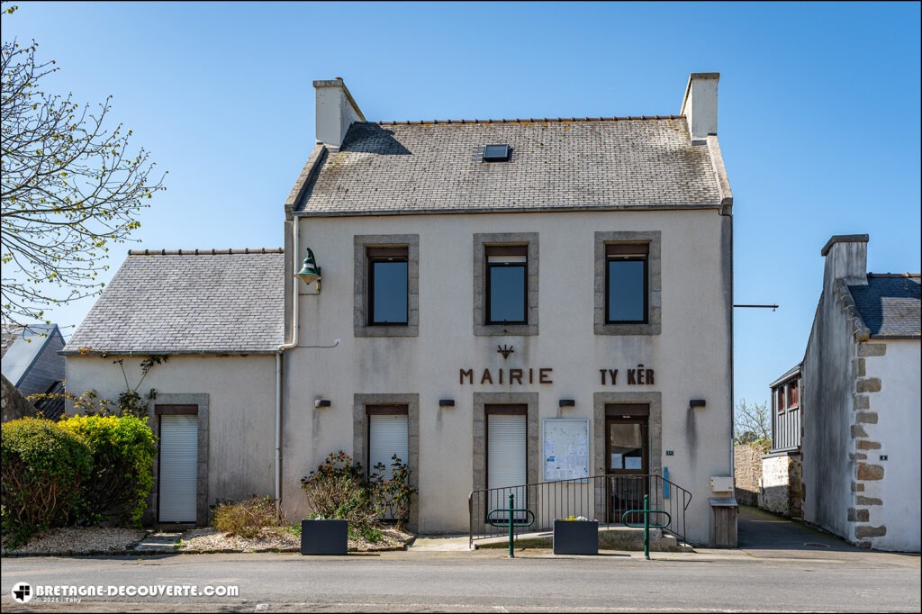 Mairie de la commune de Goulven dans le Finistère.
