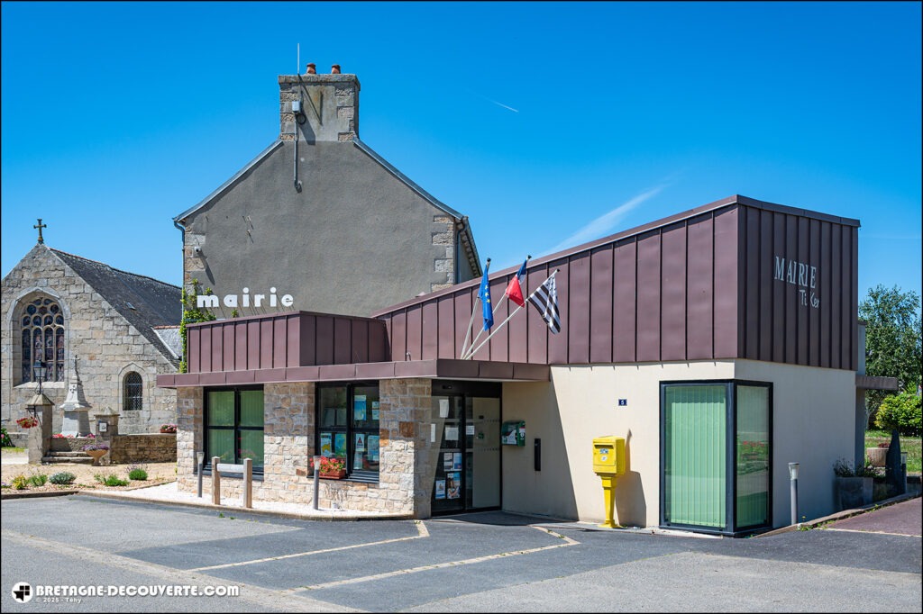 Mairie de la commune de Tréflaouénan dans le Finistère.