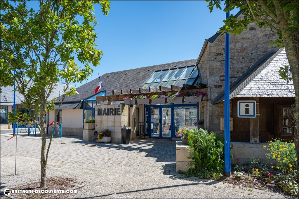 Mairie de la commune de Saint-Vougay dans le Finistère.