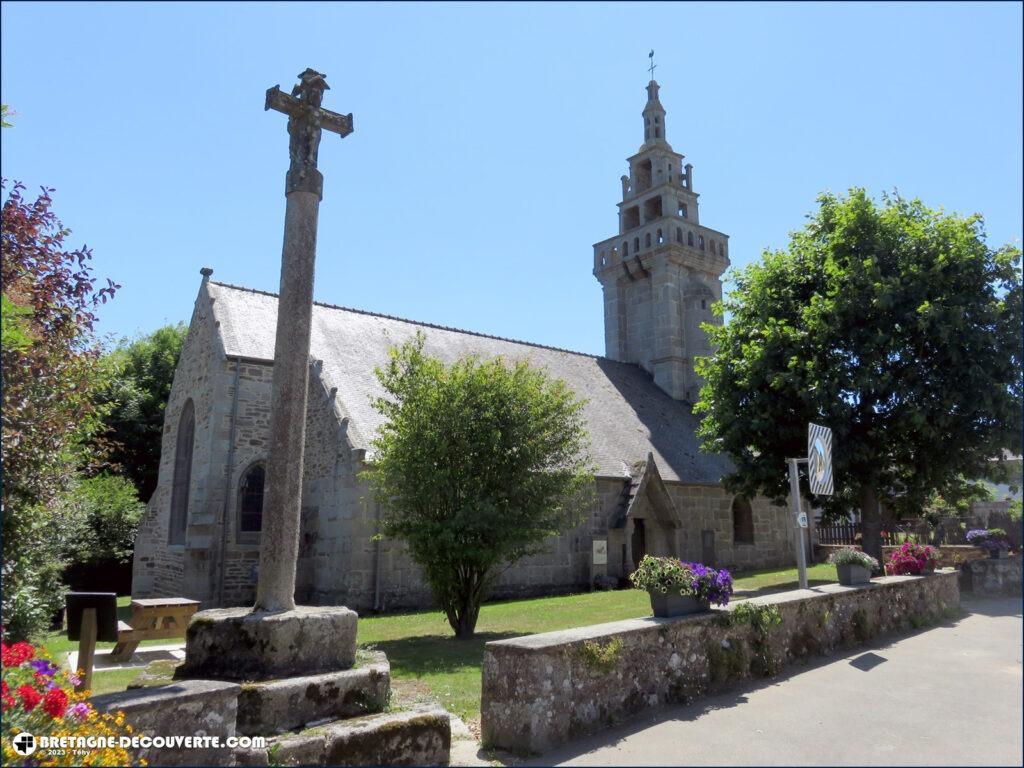 La chapelle Saint-Fiacre sur la commune de Plouider dans le Finistère.