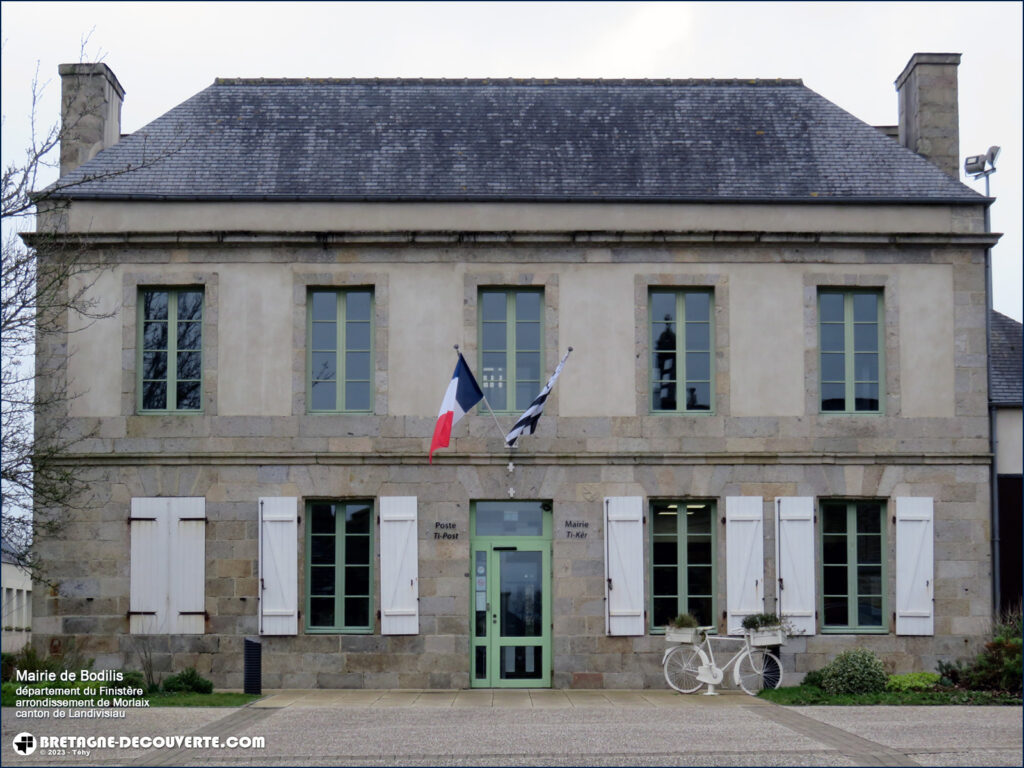 Mairie de la commune de Bodilis dans le Finistère.