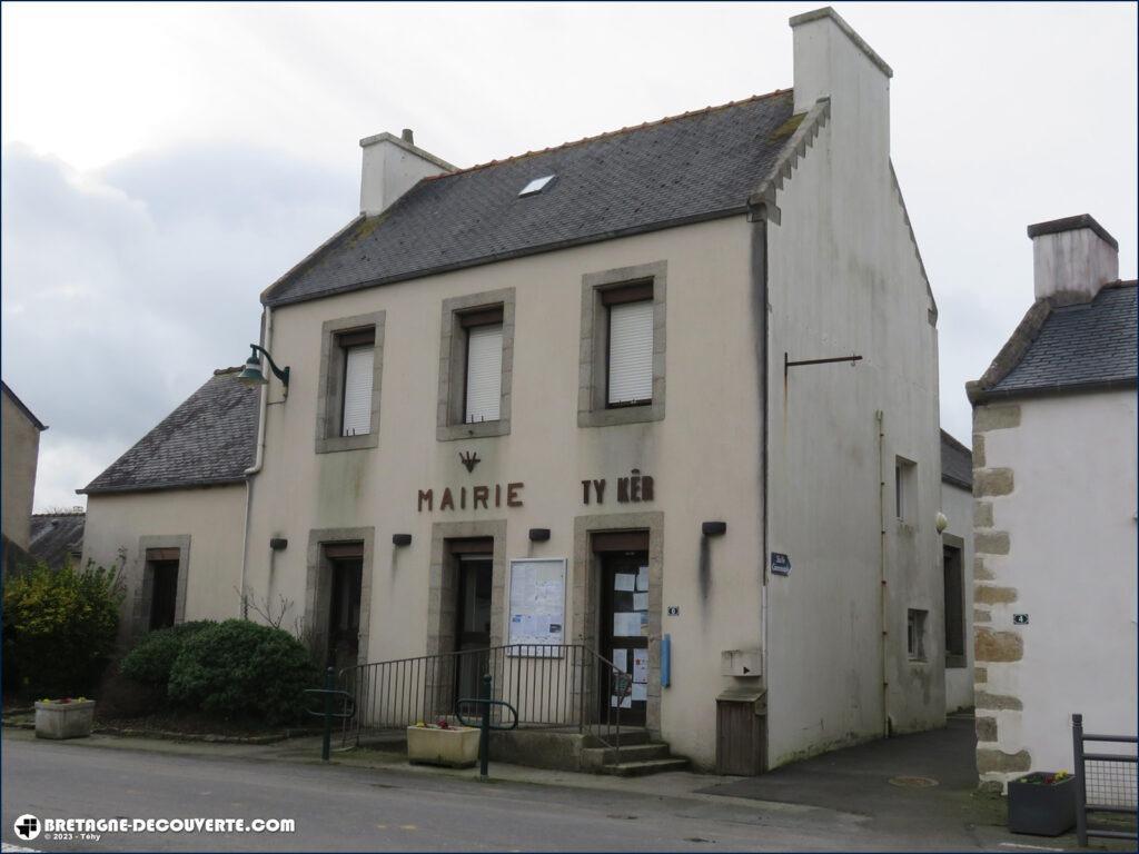 Mairie de la commune de Goulven dans le Finistère.