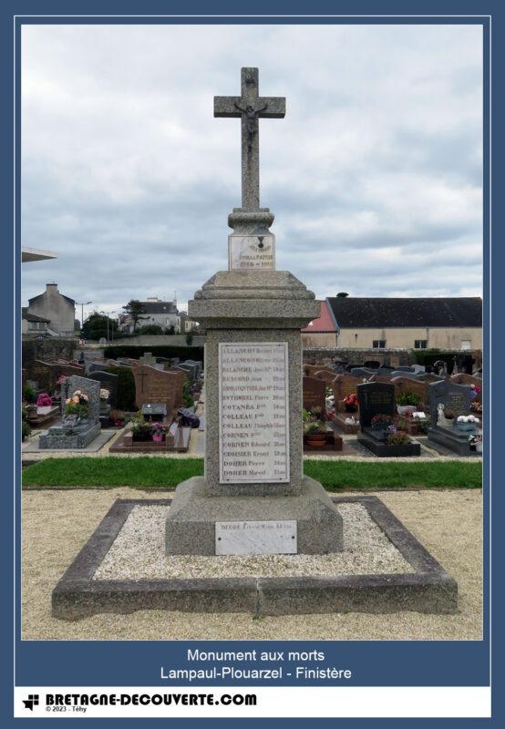Le monument aux morts de la commune de Lampaul-Plouarzel..